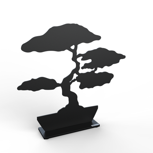 Bonsai 30 cm svart struktur