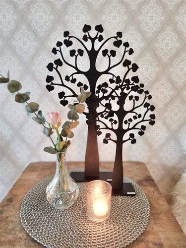 Tree of love black 30 and 50 cm