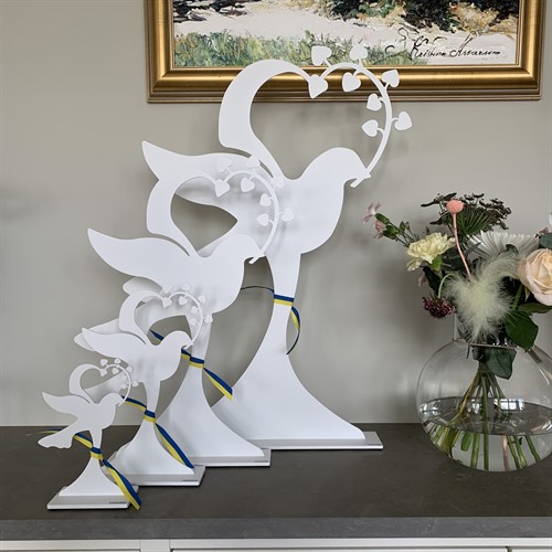 Peace dove white 20, 30, 50 and 70 cm
