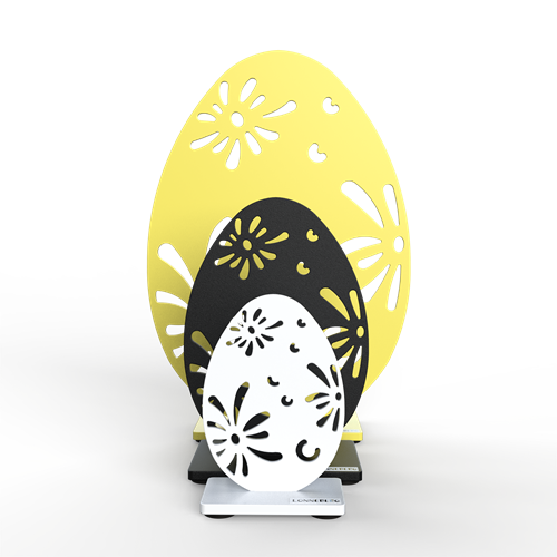 Egg with pattern