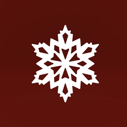 Froststärna vit 20 cm