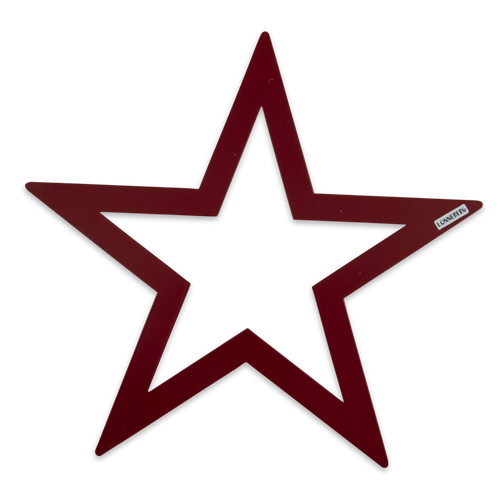 Decoration star red