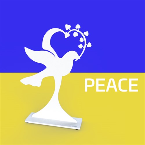 Fredsduva för Ukraina