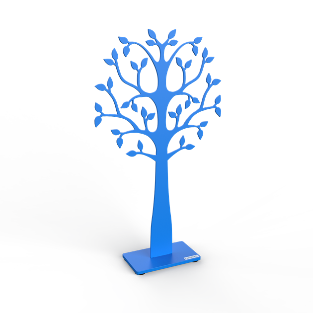 Tree Lonneberg flat; 30 cm light blue