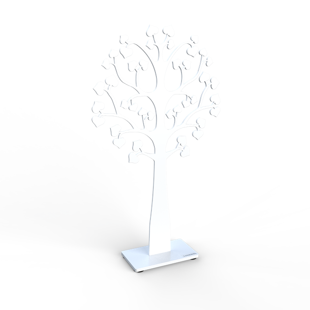 Tree Lonneberg love 35 cm white