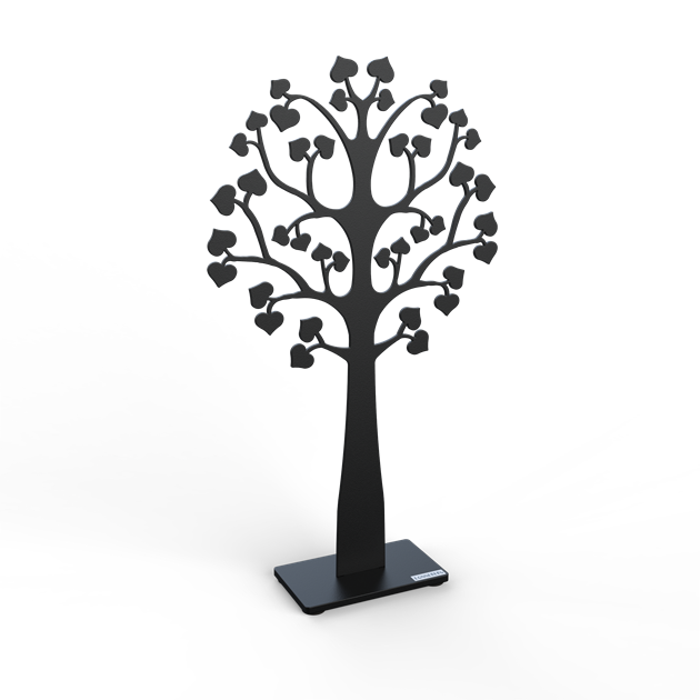 Tree Lonneberg love 35 cm black structure