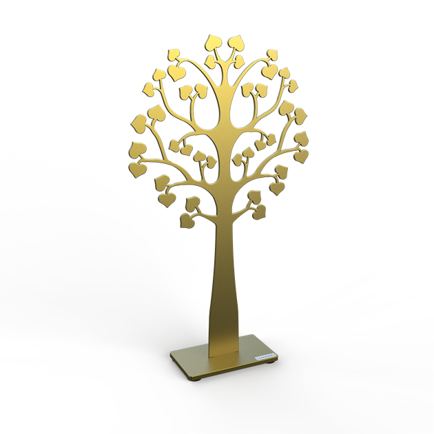 Tree Lonneberg love 35 cm gold