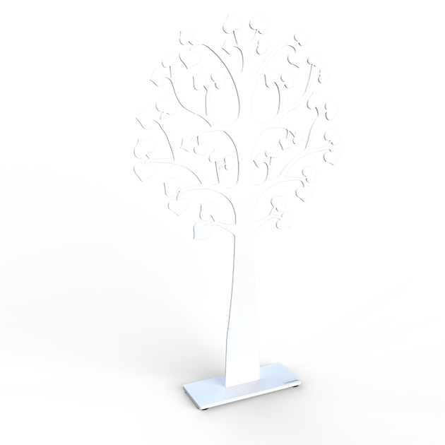 Tree Lonneberg love 50 cm white