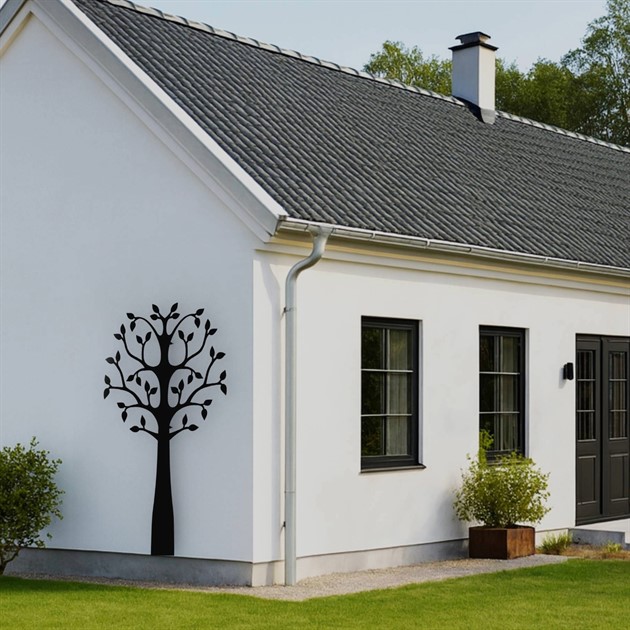 Tree Lonneberg wall mounted 220 cm black structure