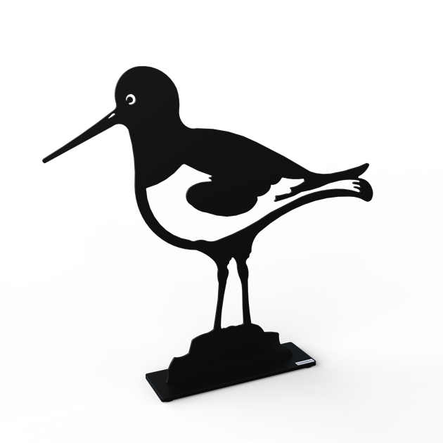 Oystercatcher 40 cm black structure
