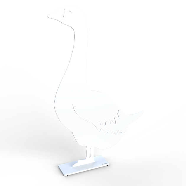 Goose 30 cm white