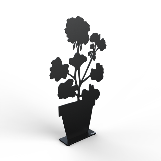 Geranium 50 cm black structure