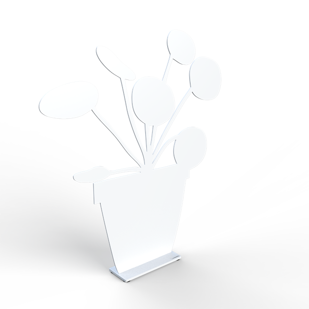 Elephant ear 50 cm white