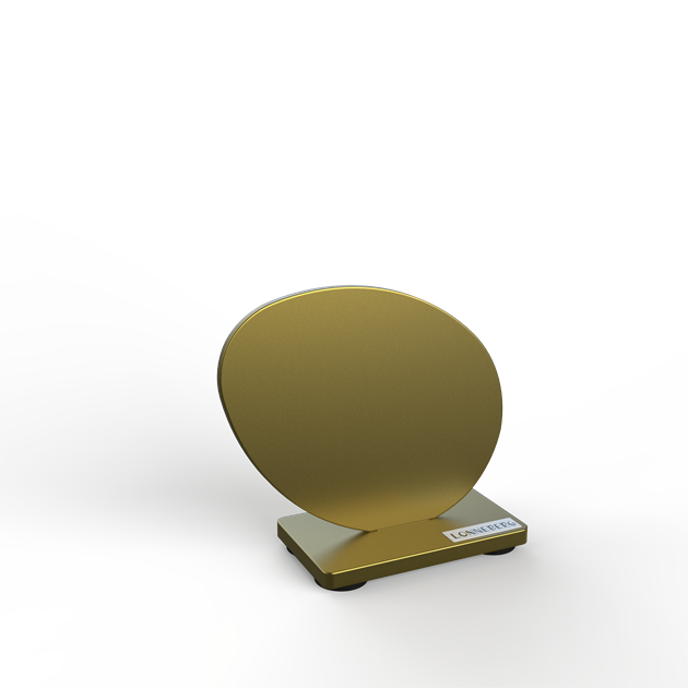 Eggs solid lying 10 cm gold