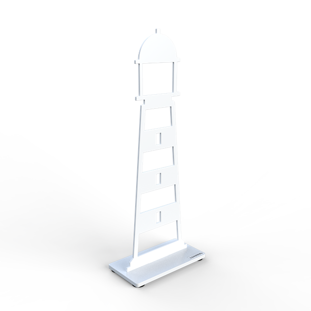 Lighthouse 15 cm white