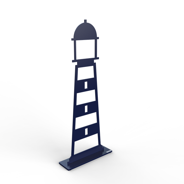 Lighthouse 50 cm dark blue
