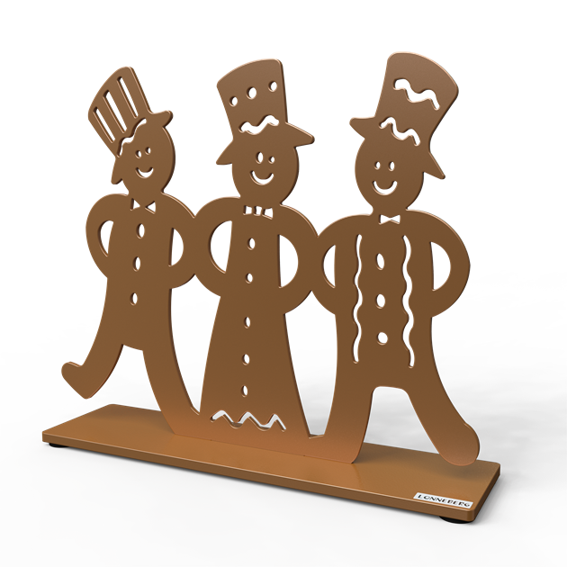 Dancing Gingerbreads ; 20 cm umbra