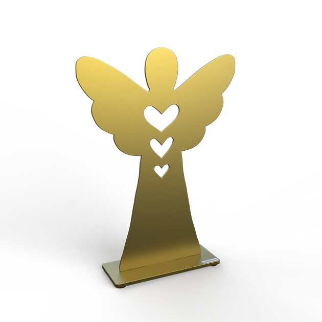 Angel heart 30 cm gold