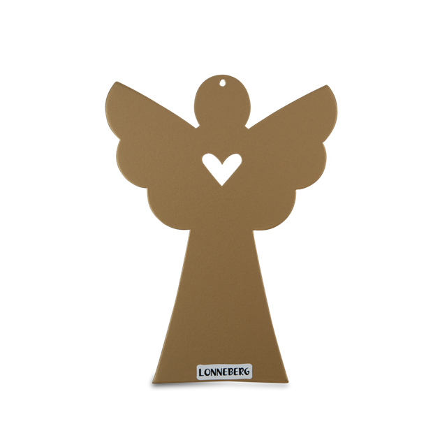 Angel hanging 15 cm gold