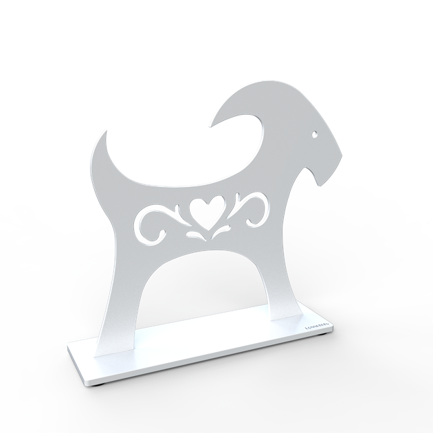 Goat 20 cm white