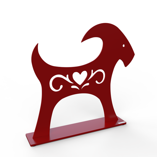 Goat 30 cm red