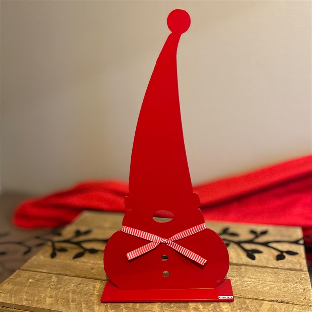 Gnome in a hood 50 cm red
