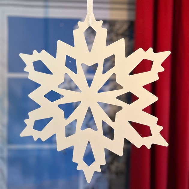 Frost star 30 cm white