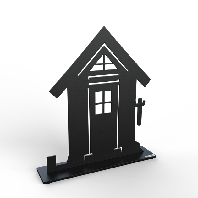 Boatshed 30 cm black structure