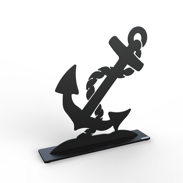 Anchor 30 cm black structure