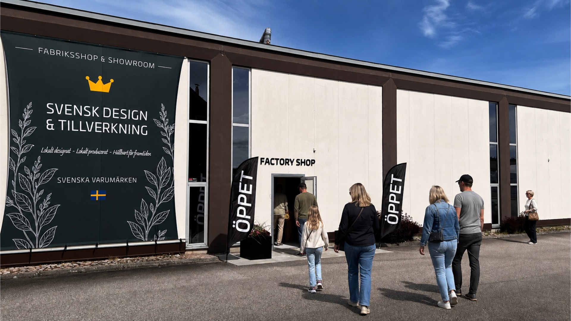 Fabriksbutik i Smålandsstenar